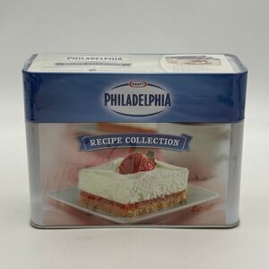 Kraft Philadelphia Recipe Collection Tin Box 76 Recipe Cards Sealed 2013 New